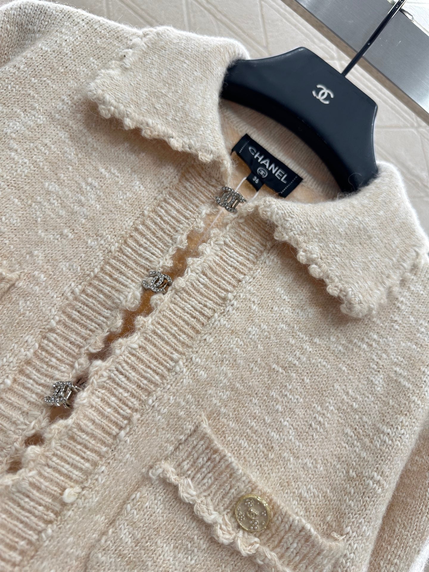 Embroidered Lace Knit Cardigan