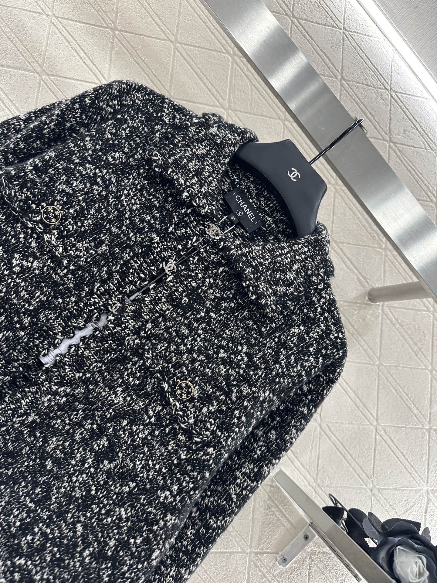 Embroidered Lace Knit Cardigan