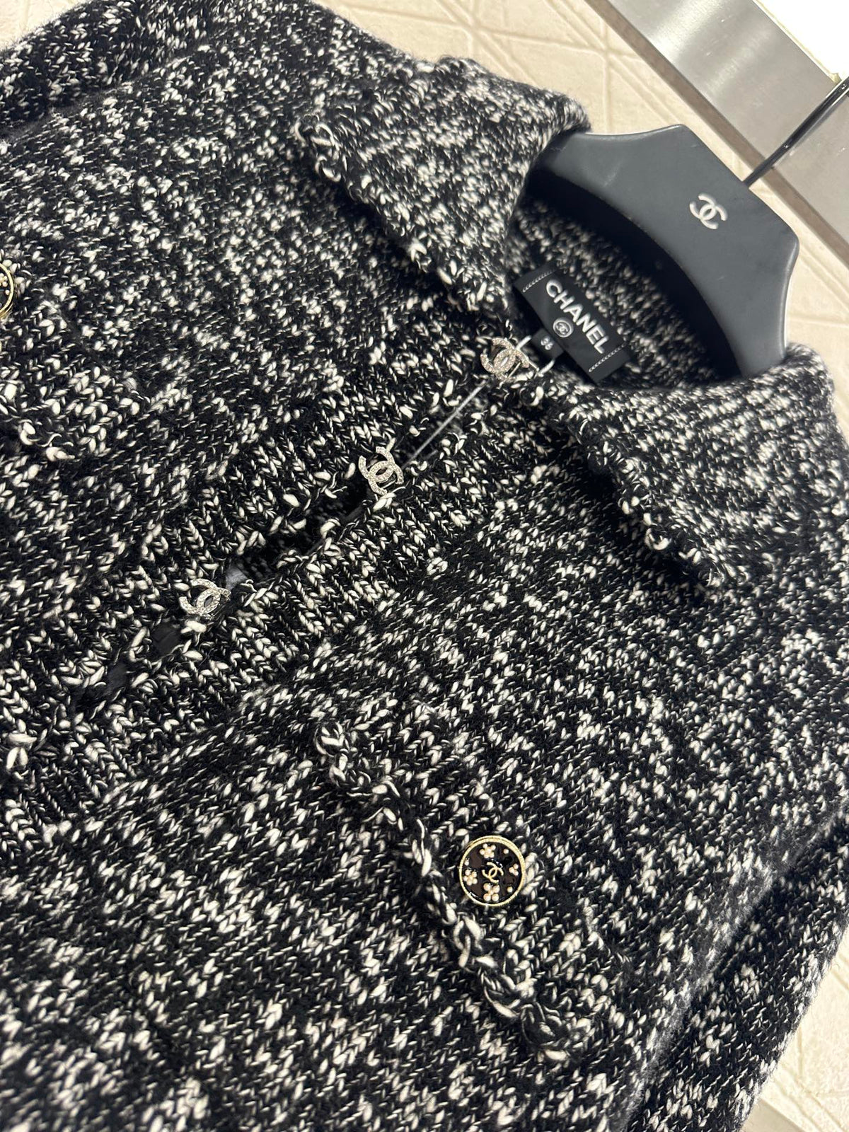 Embroidered Lace Knit Cardigan
