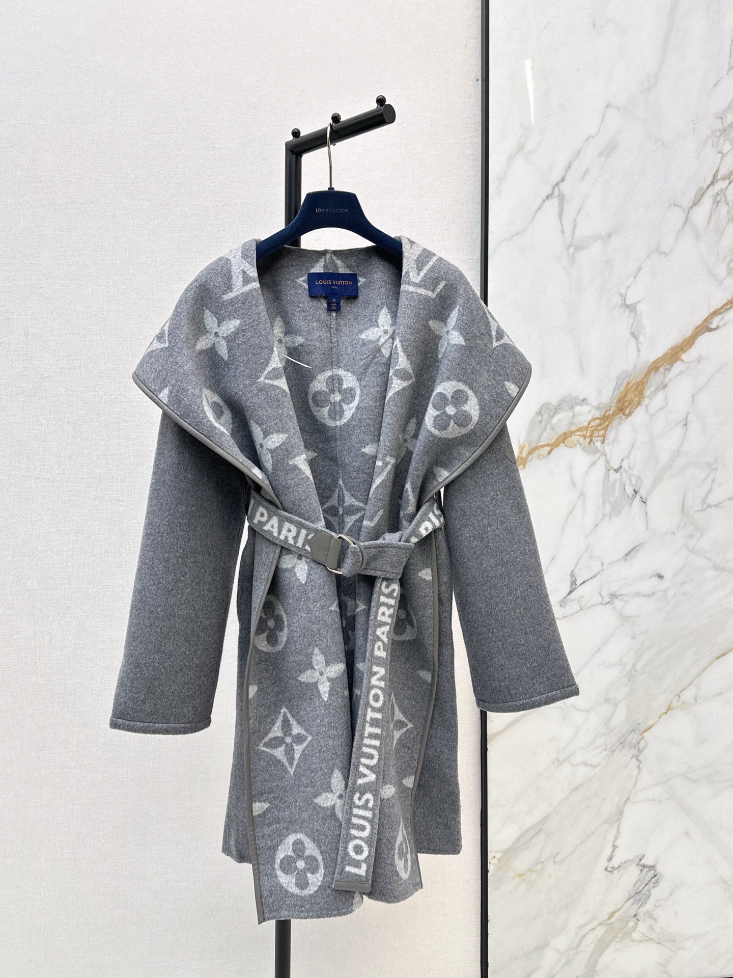 Reversible Long Hooded Coat