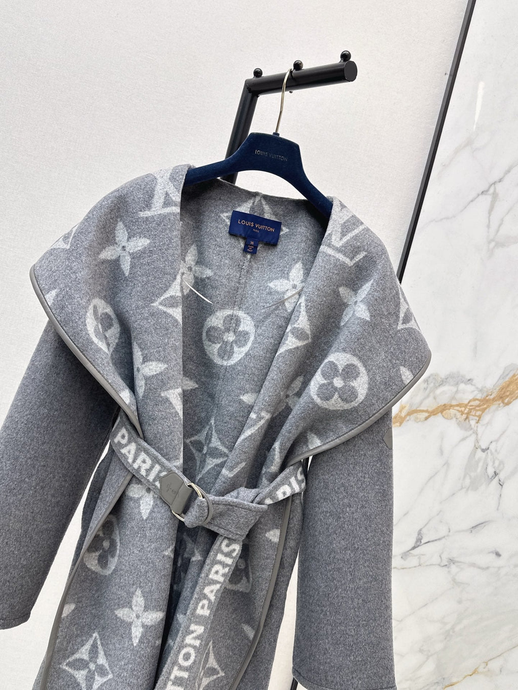 Reversible Long Hooded Coat