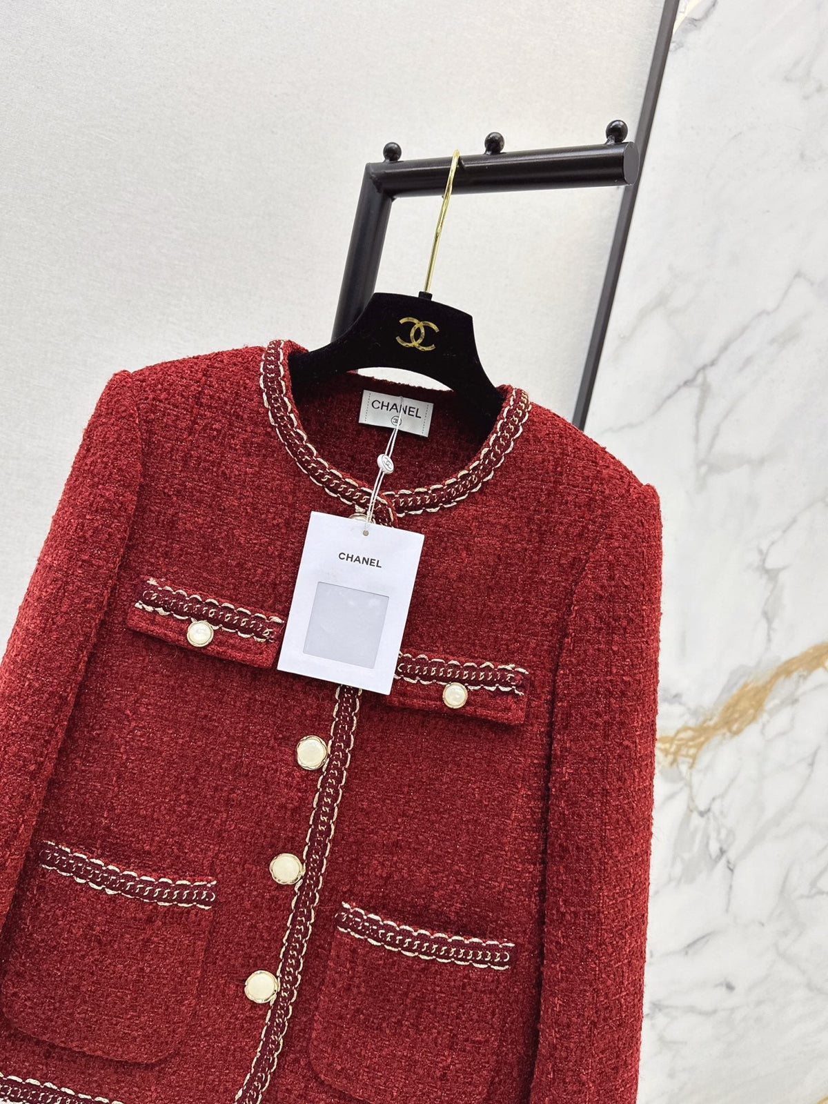 Four-pocket woven jacket