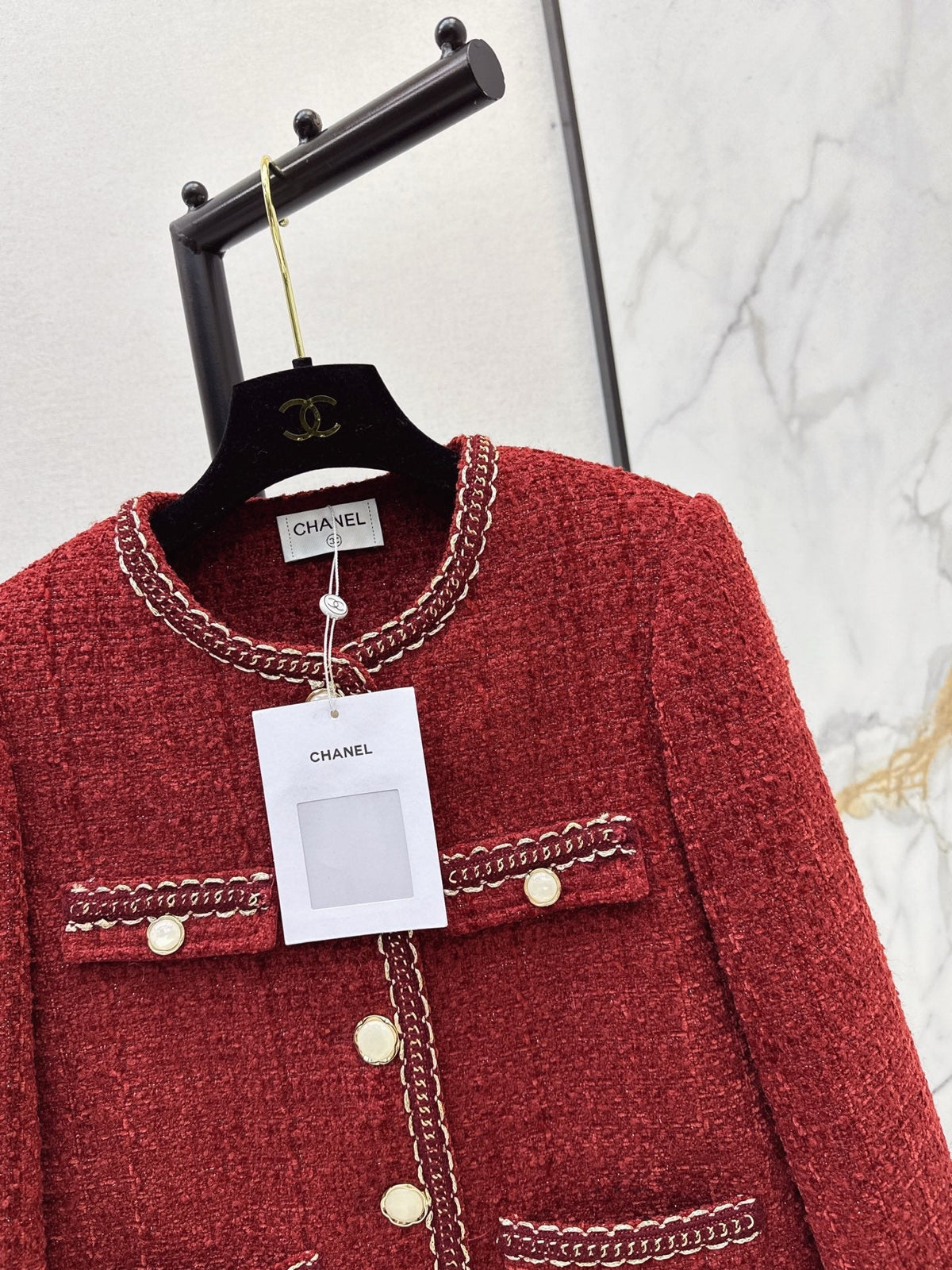 Four-pocket woven jacket