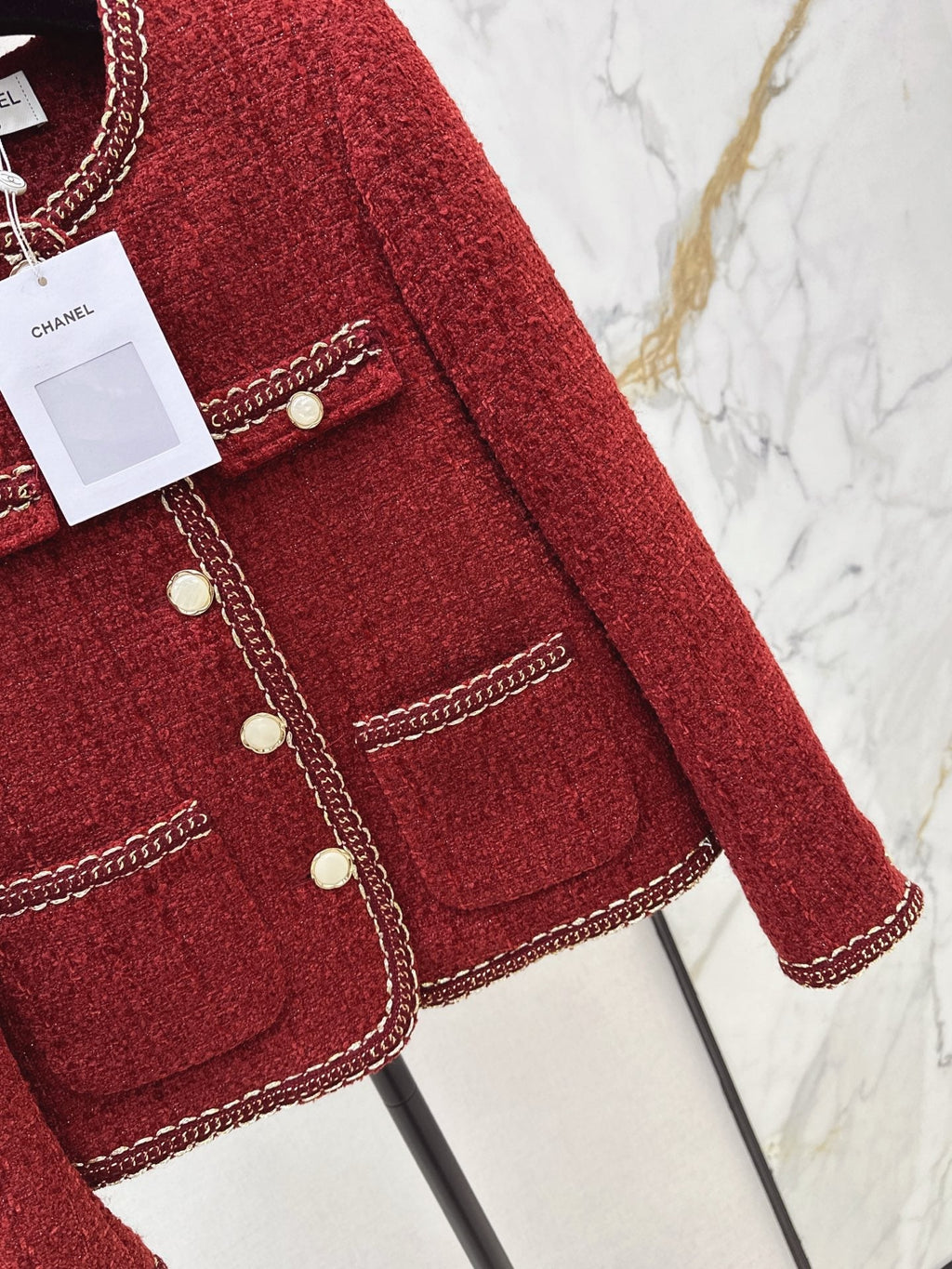 Four-pocket woven jacket