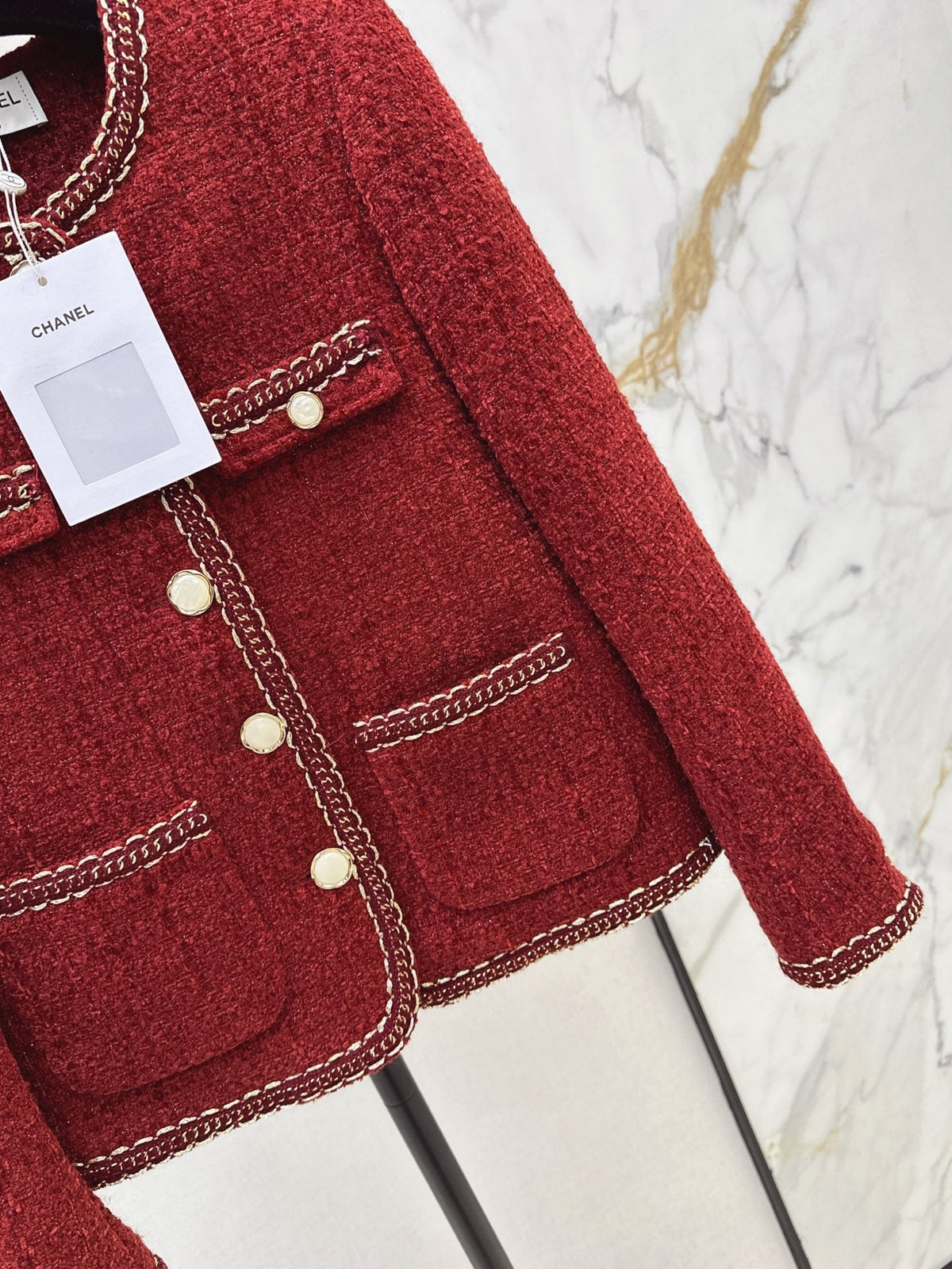 Four-pocket woven jacket