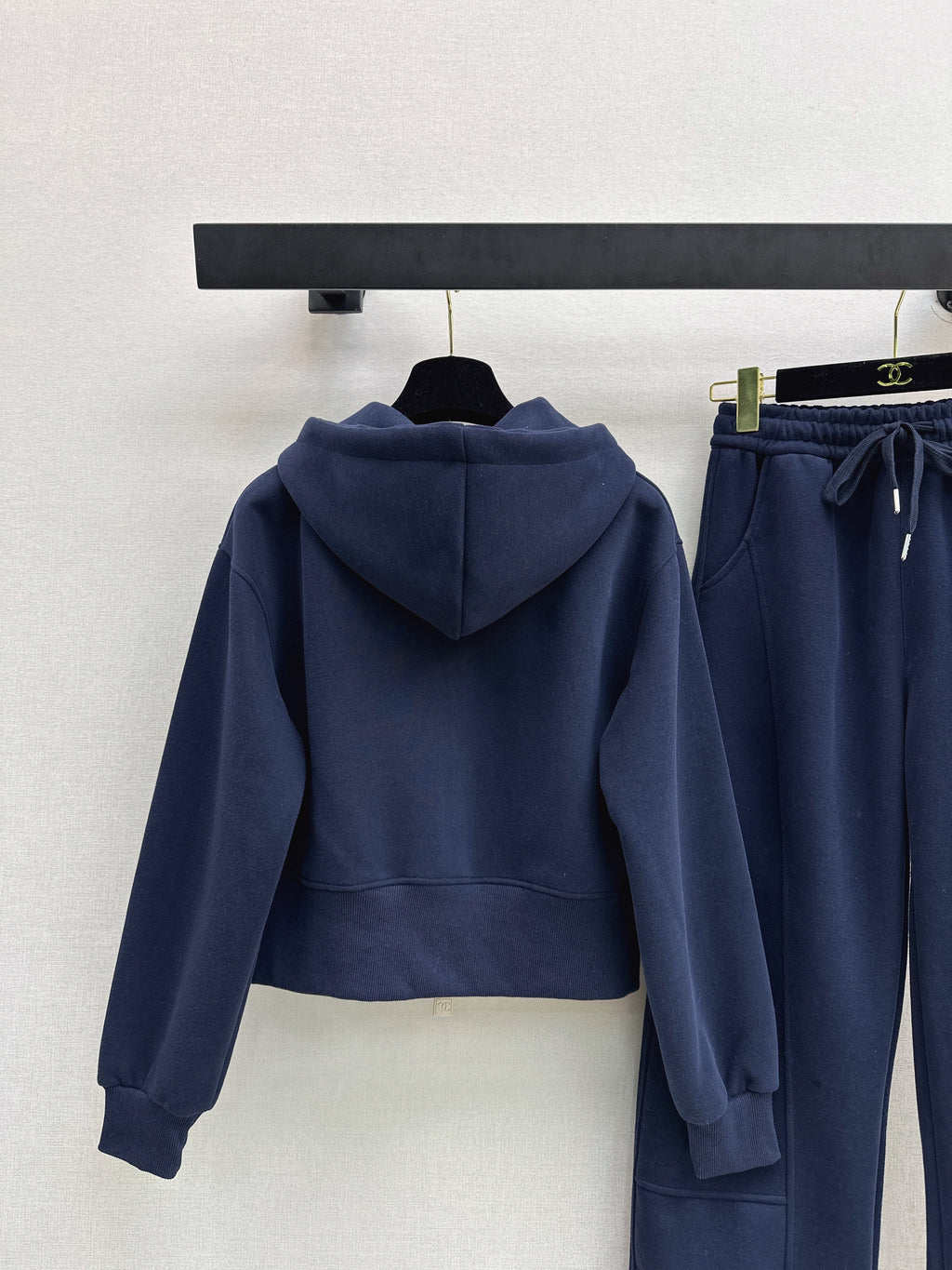 Badge-decorated casual set