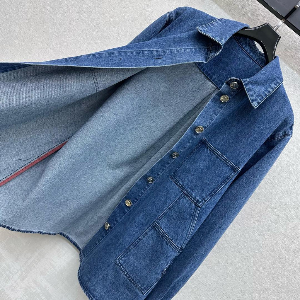 Logo Denim Shirt