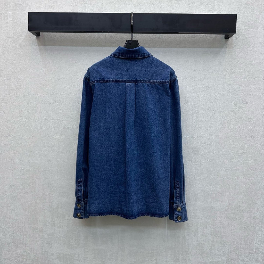 Logo Denim Shirt