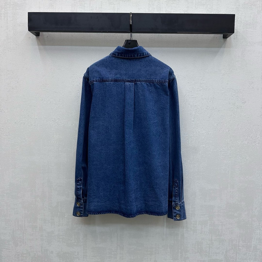Logo Denim Shirt