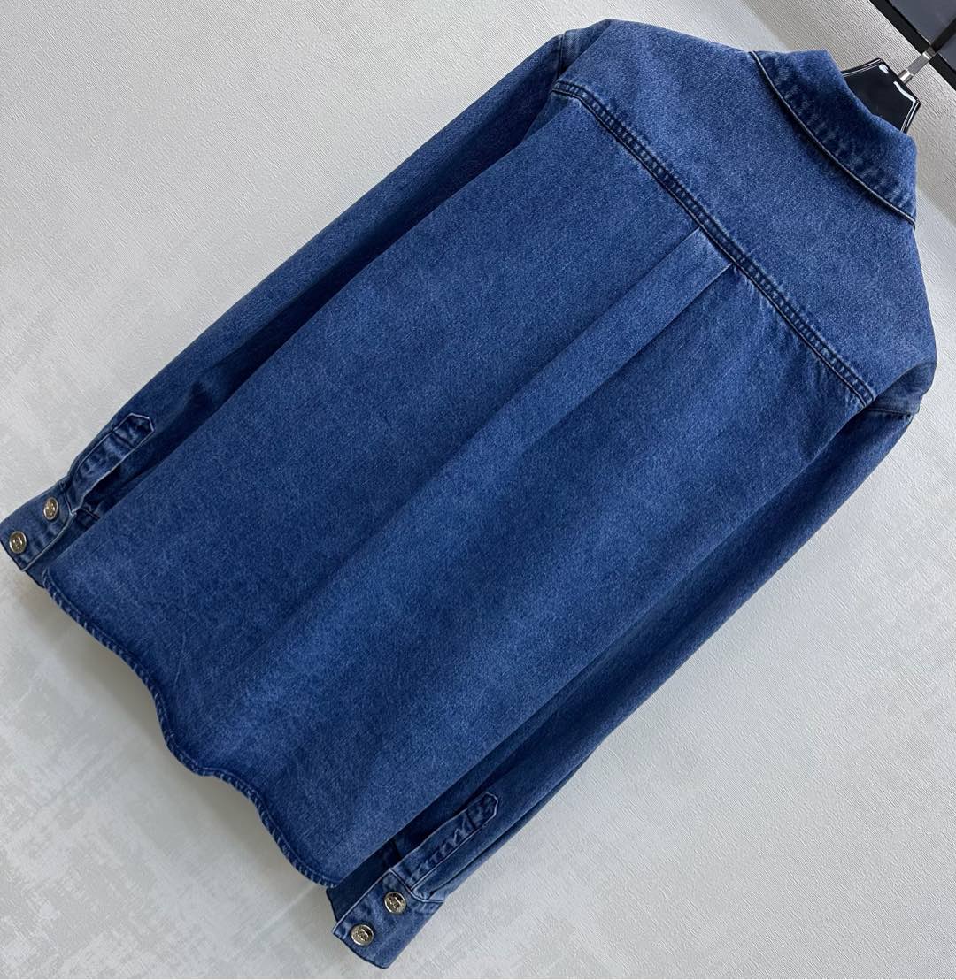 Logo Denim Shirt