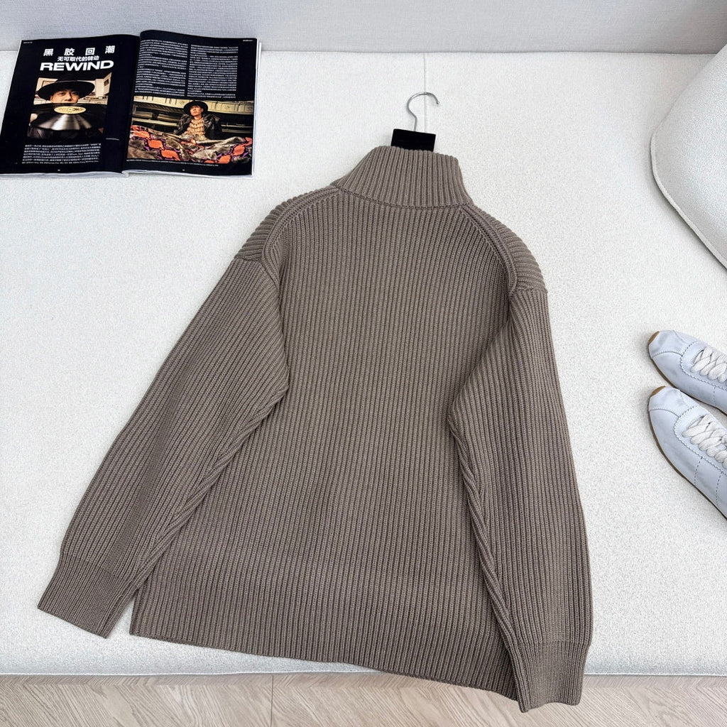 Pocket Wool Knit Cardigan