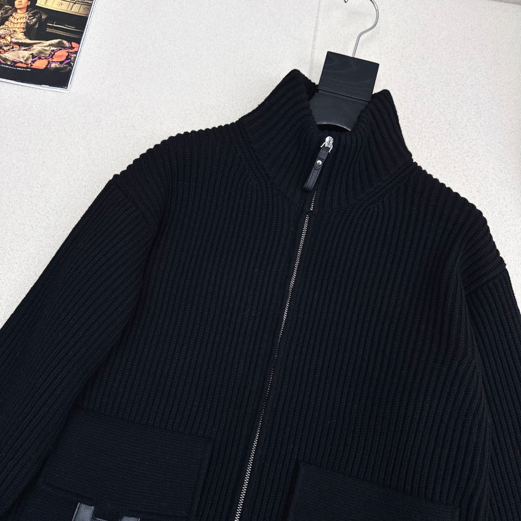 Pocket Wool Knit Cardigan
