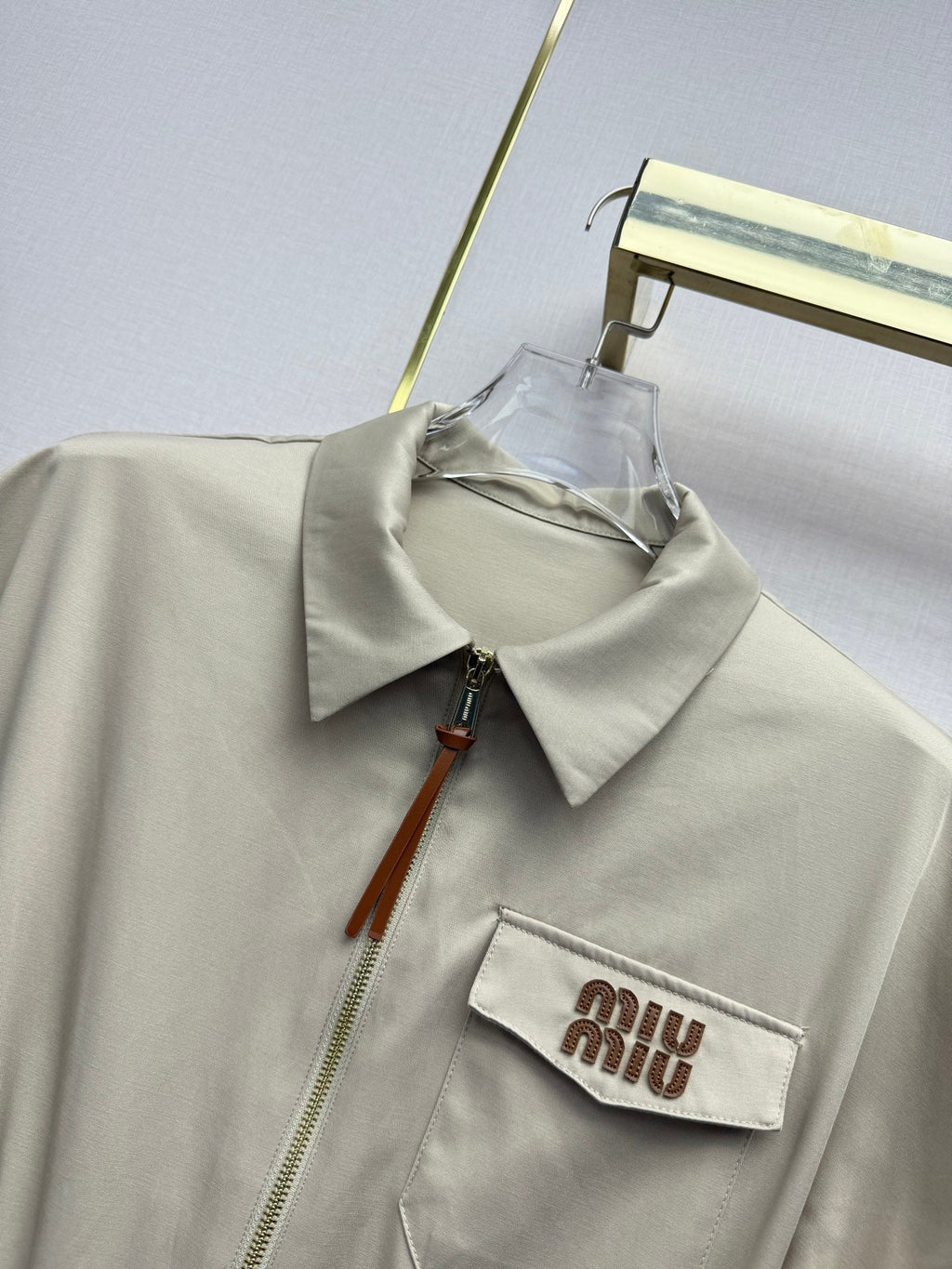 Workwear-style shirt dress