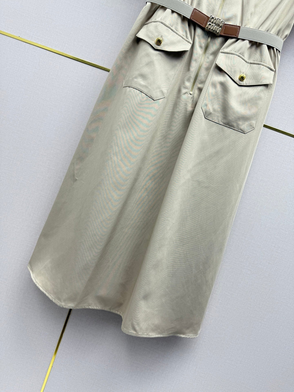 Workwear-style shirt dress