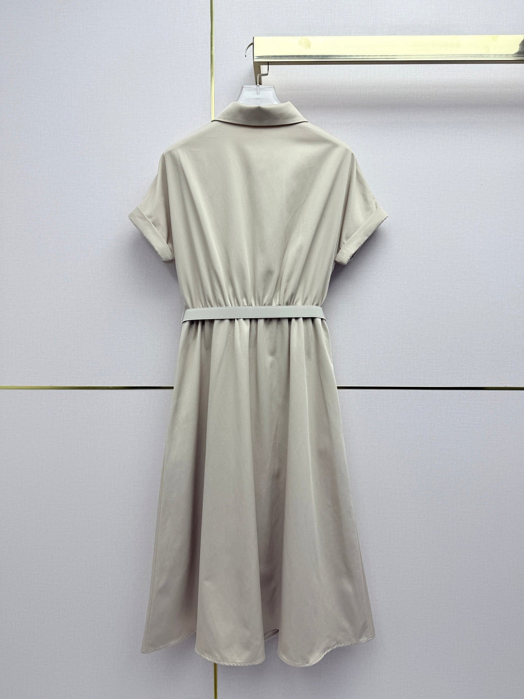 Workwear-style shirt dress