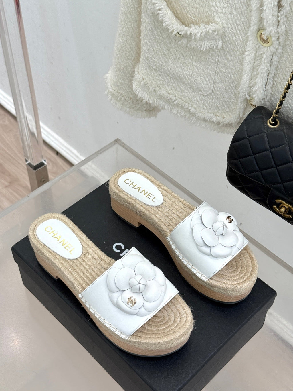 New Spring/Summer Hemp Rope Platform Slippers