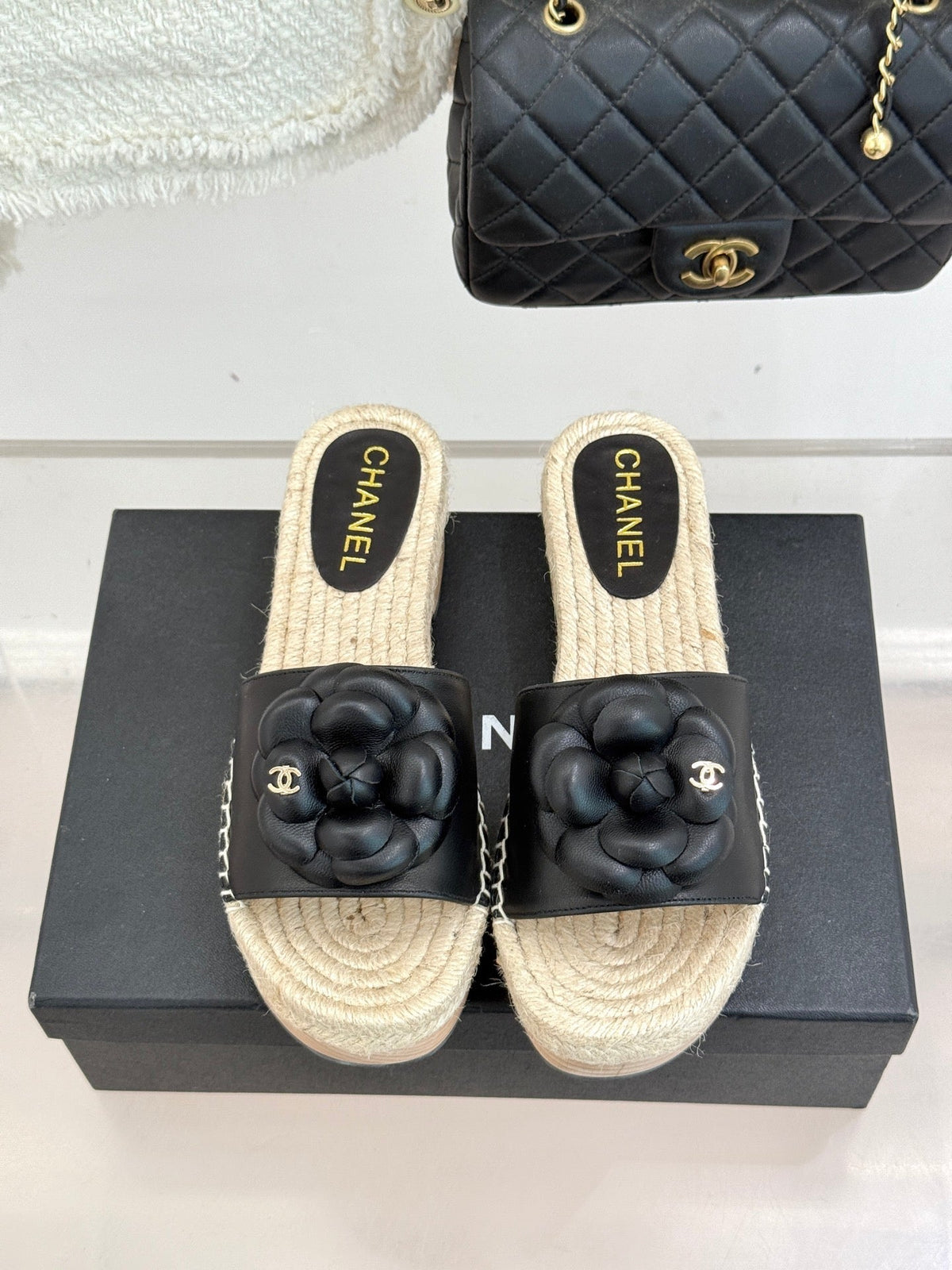 New Spring/Summer Hemp Rope Platform Slippers