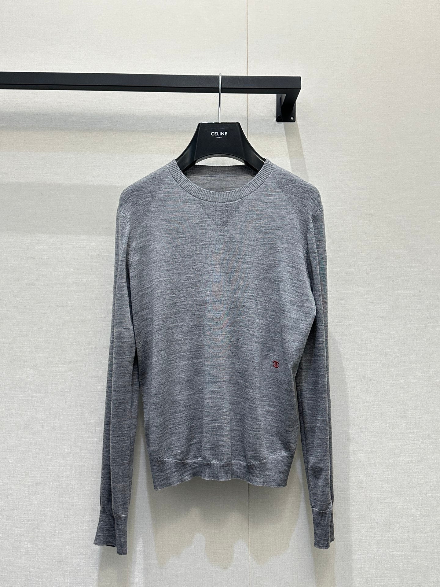 Color-blocked Embroidered Logo Sweater