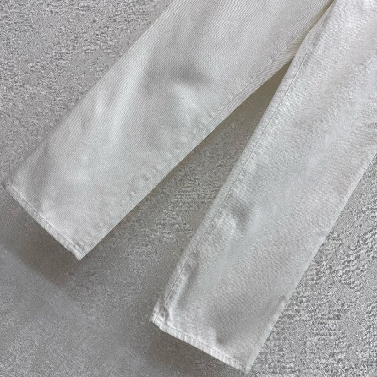 Embroidered Straight-Leg Denim Pants