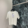 Cable Knit Short-Sleeve Top