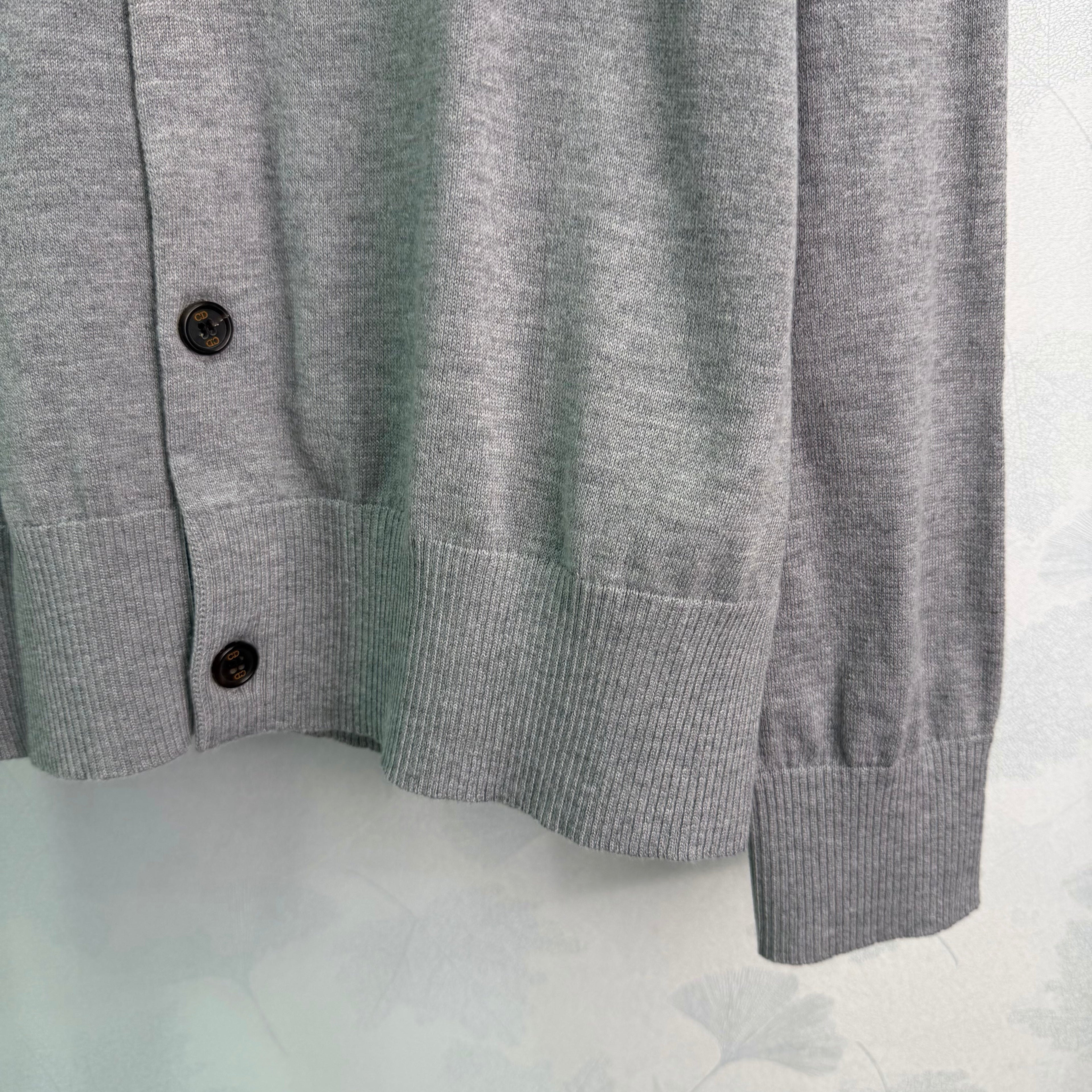 Grey Knit Cardigan