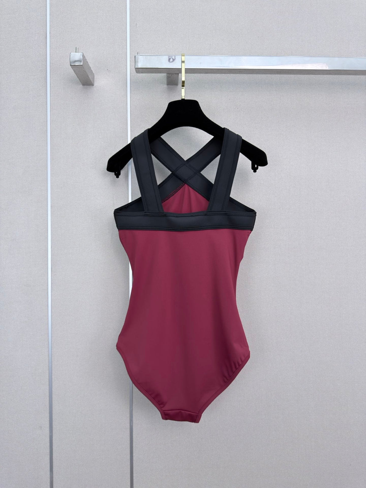Cross-body swimsuit