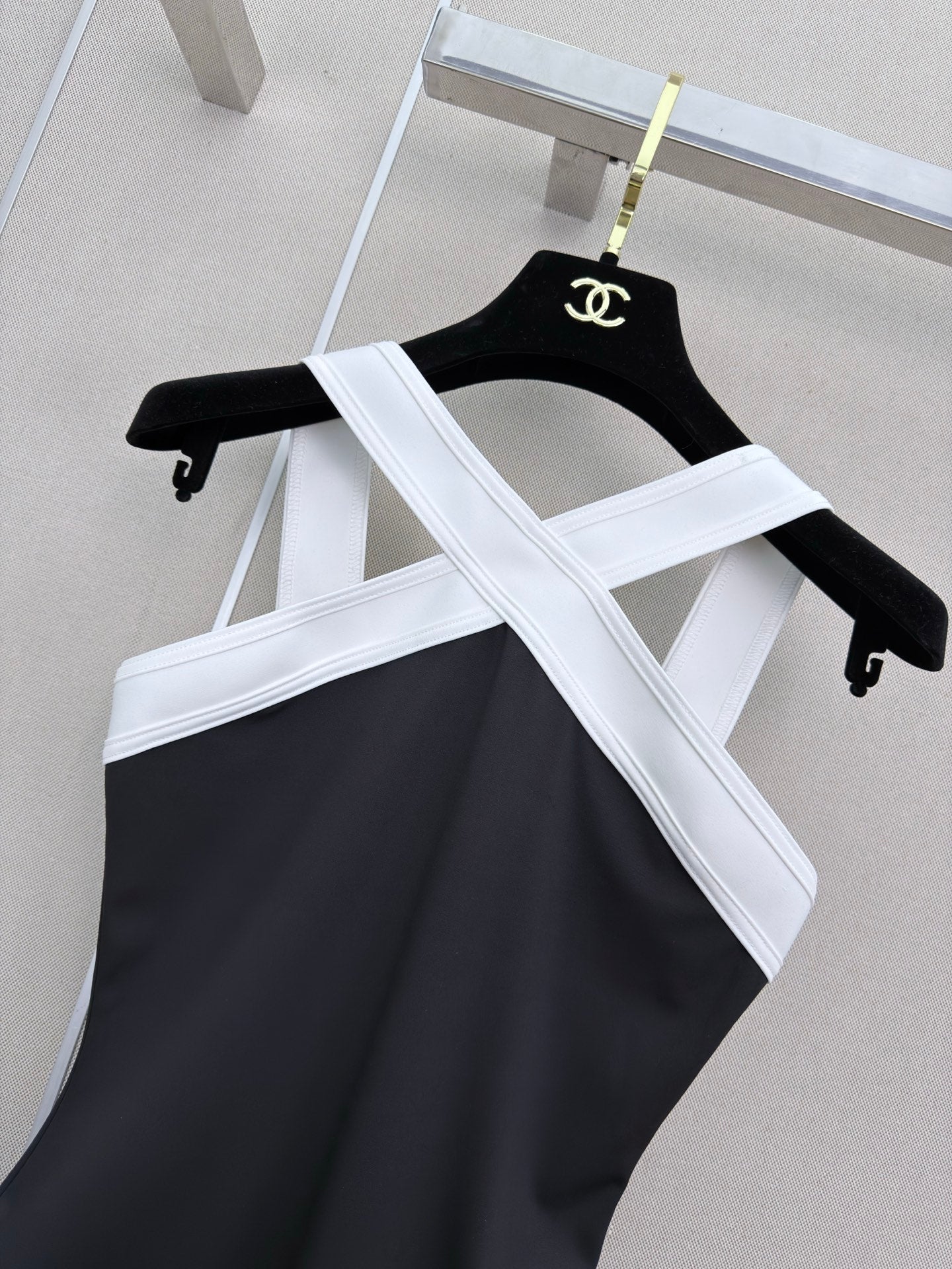 Cross-body swimsuit