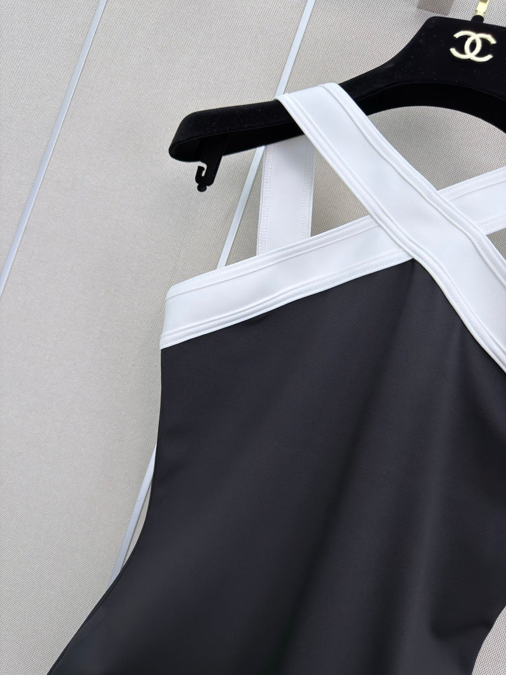 Cross-body swimsuit