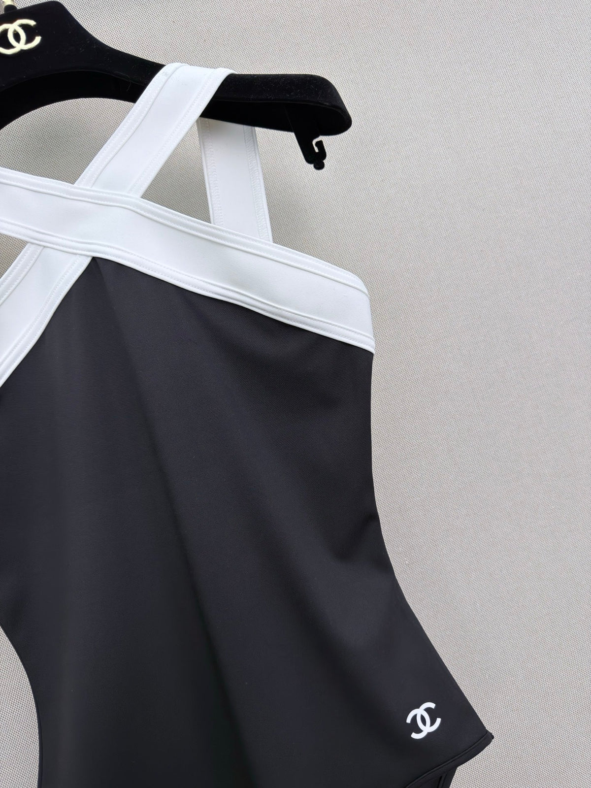 Cross-body swimsuit