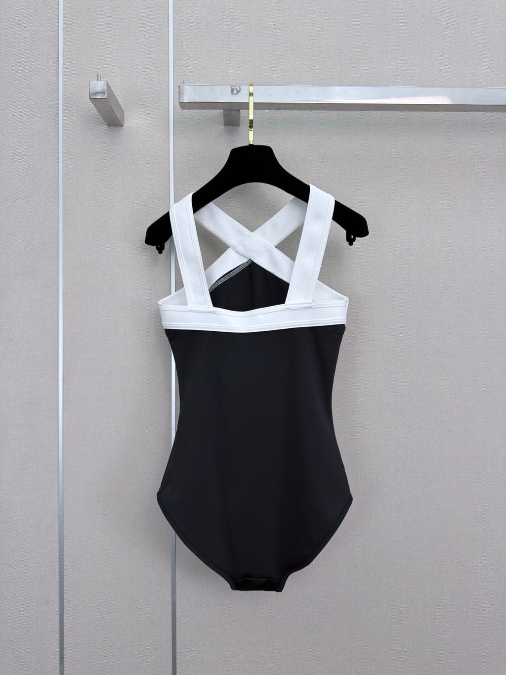 Cross-body swimsuit