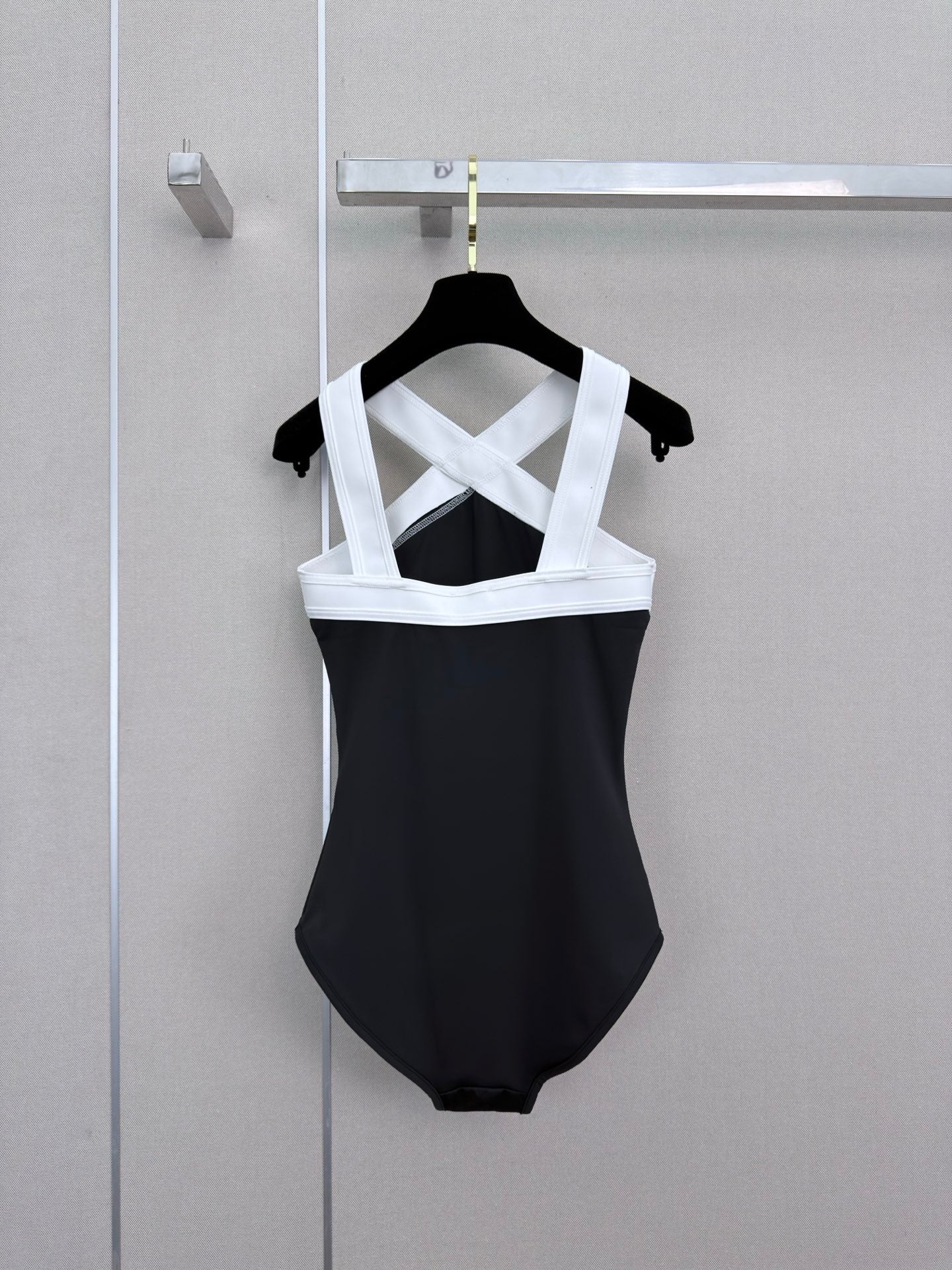 Cross-body swimsuit