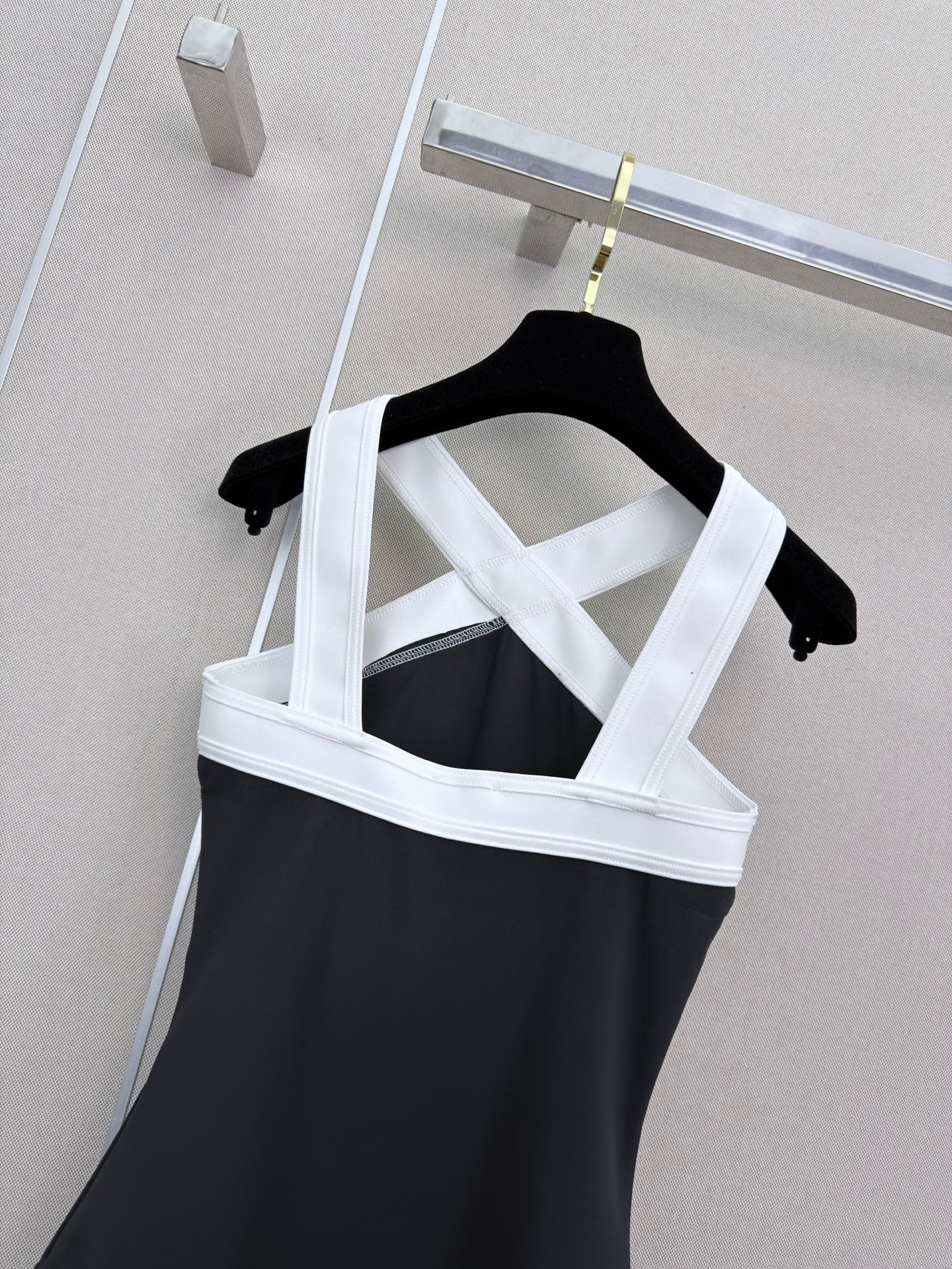 Cross-body swimsuit