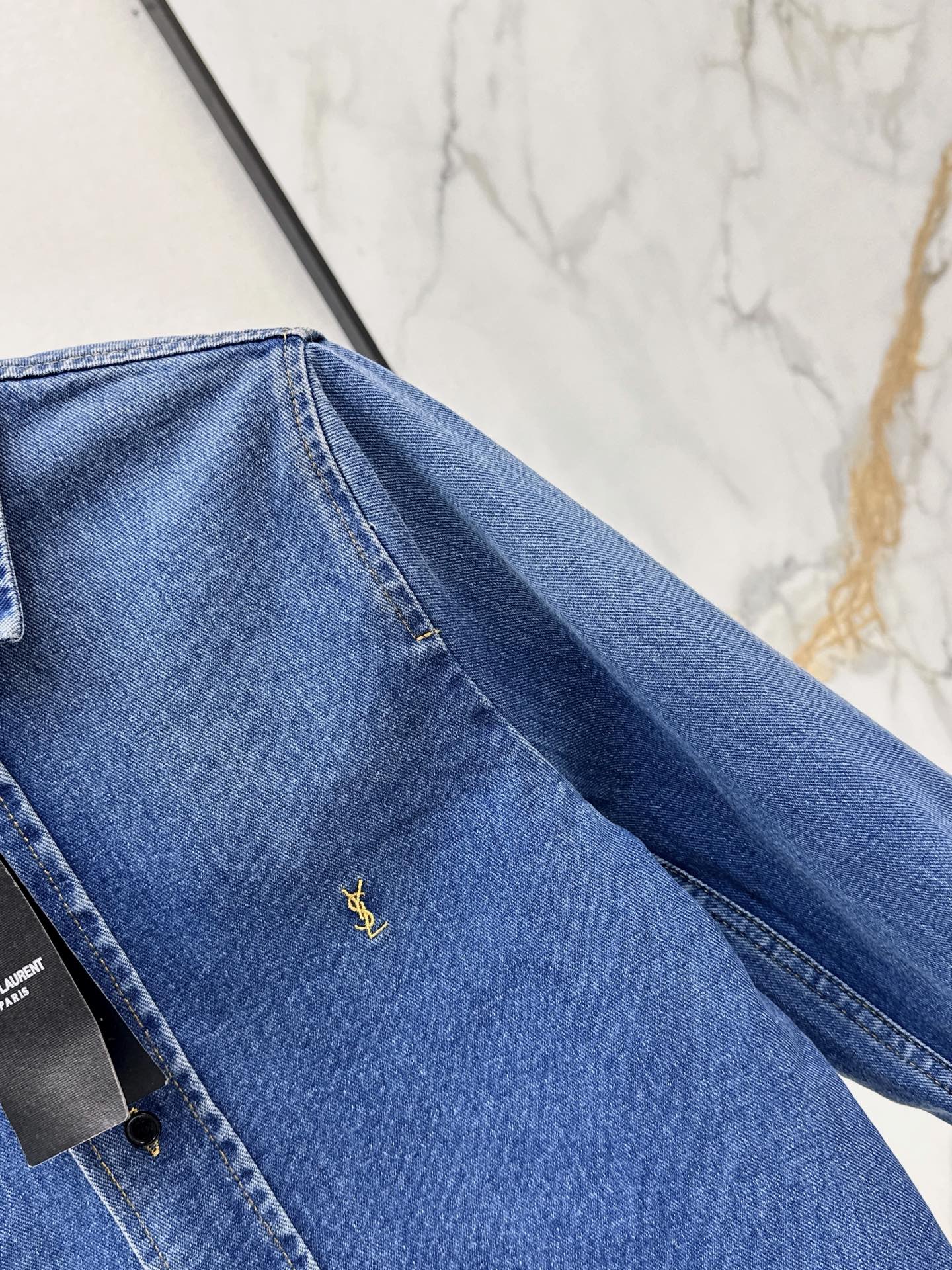 Saint Laurent/Denim Shirt Jacket