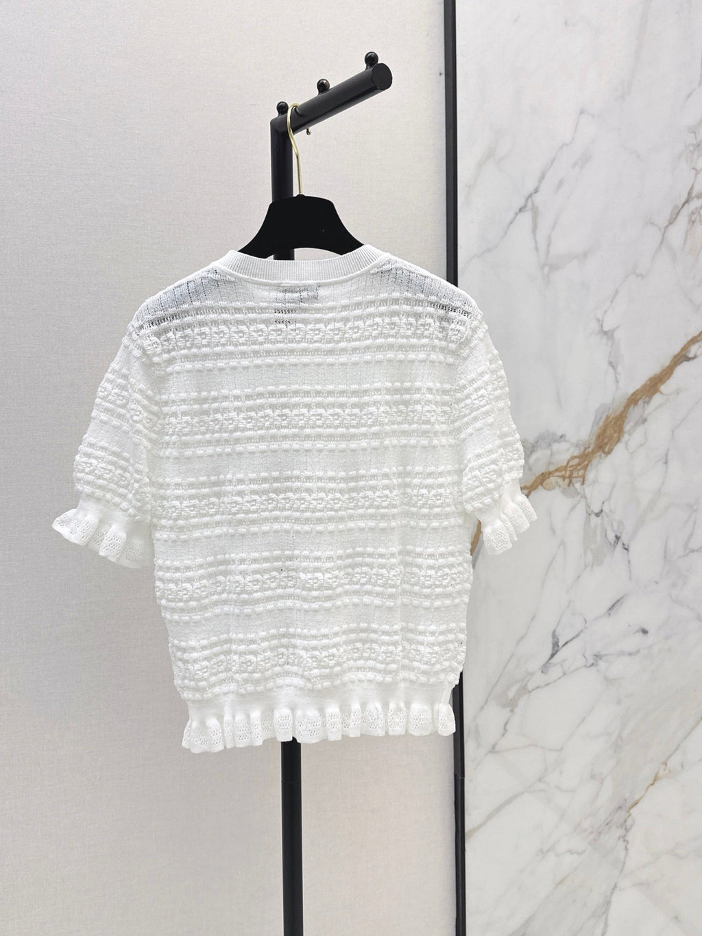 Chanel/Open-knit cardigan