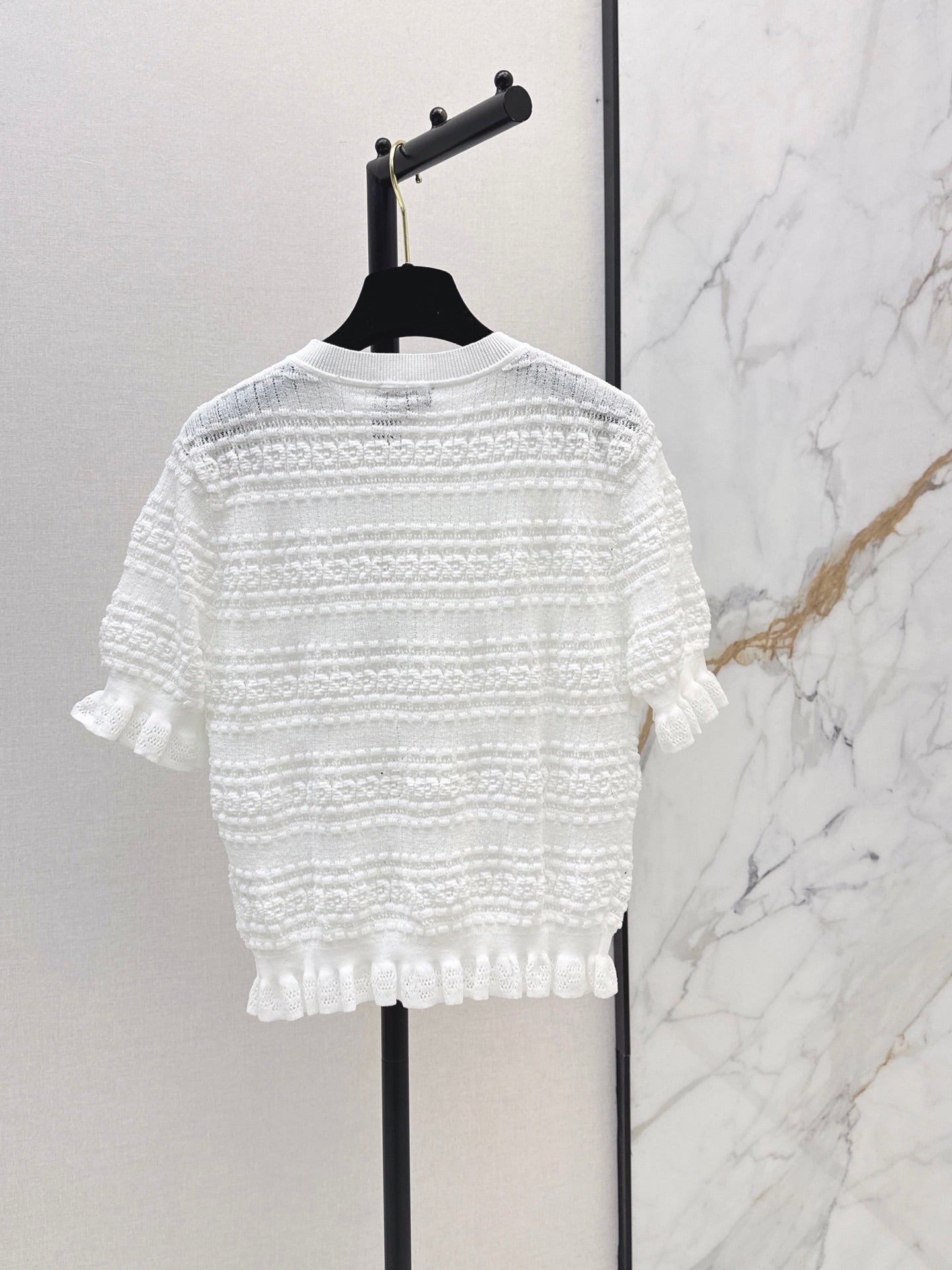 Chanel/Open-knit cardigan