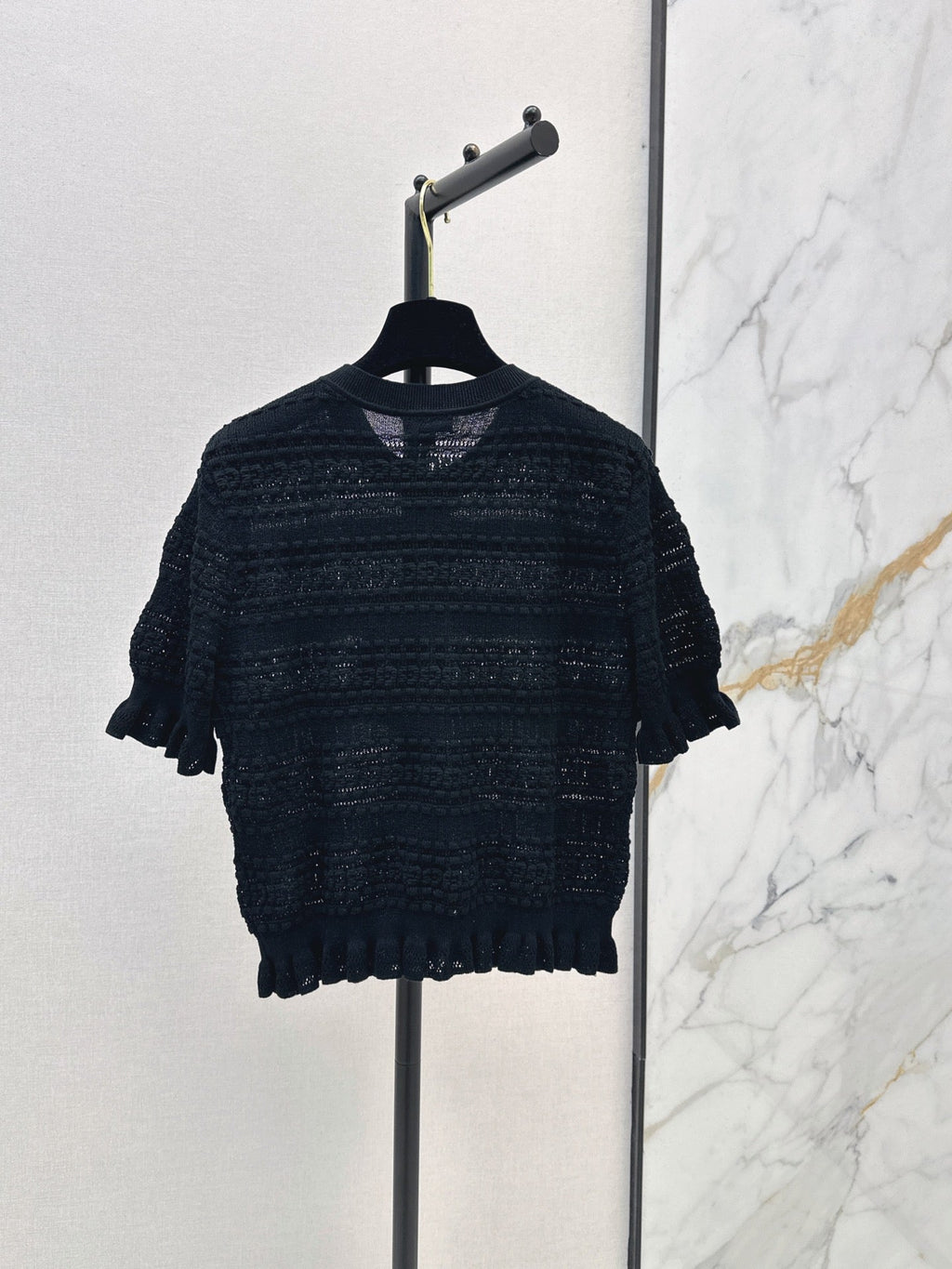 Chanel/Open-knit cardigan