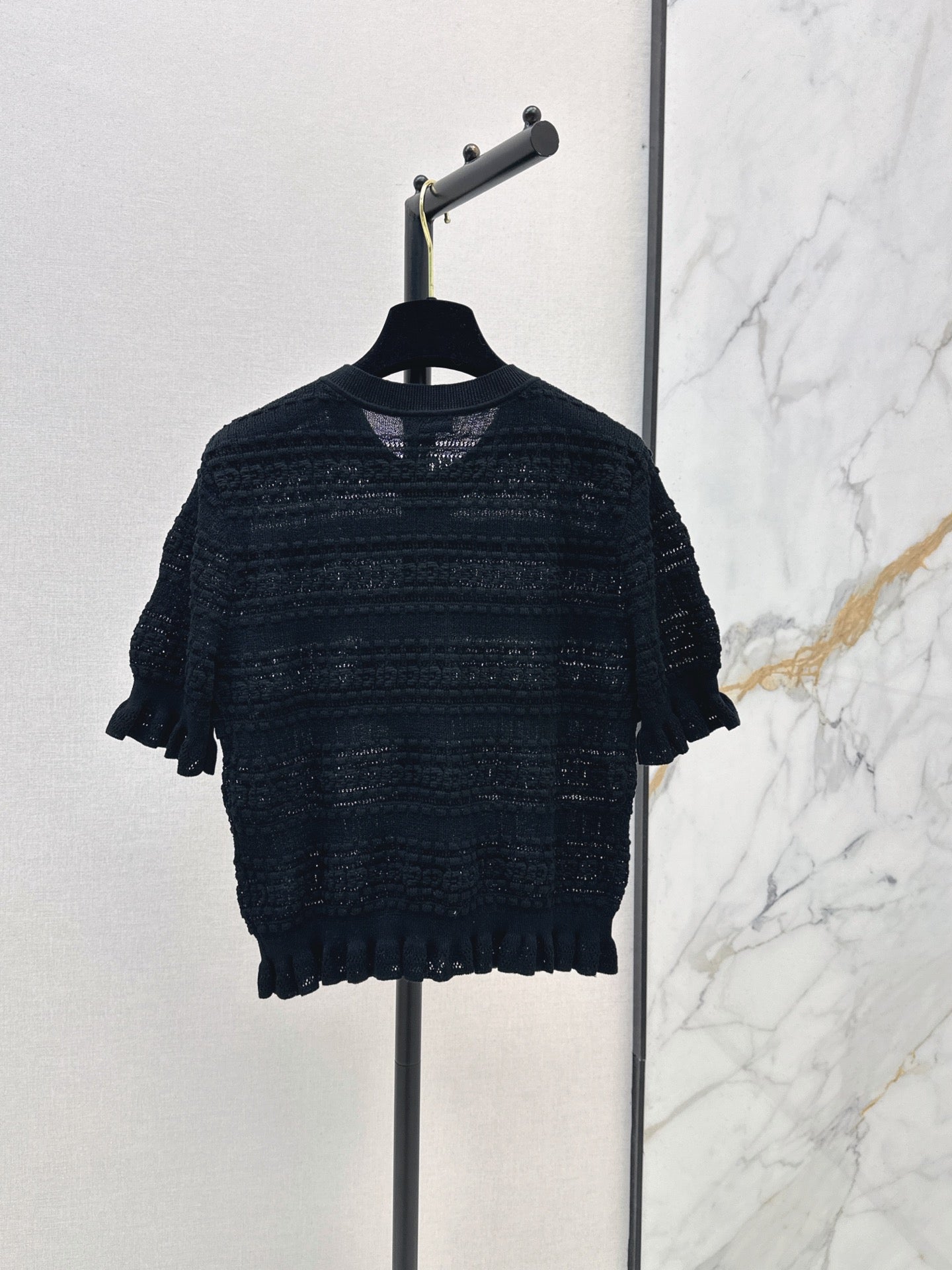 Chanel/Open-knit cardigan