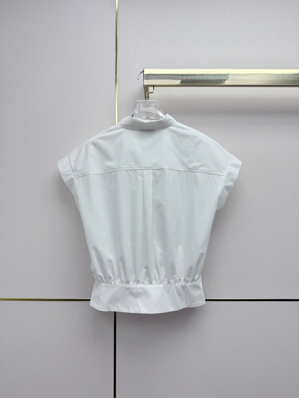 Chanel/Stand-collar top