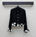 Chanel/Frayed-Edge Tweed Jacket