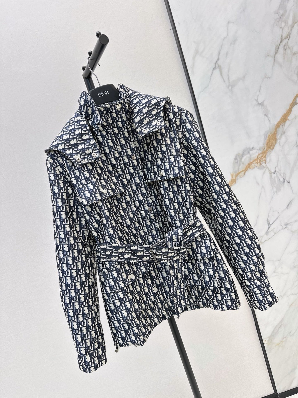 Hooded Mid-Length Jacket