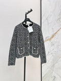 Cannage-pattern knit cardigan