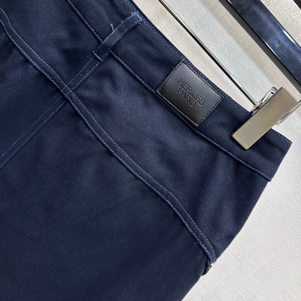 Hermès/26 New Denim Skirt