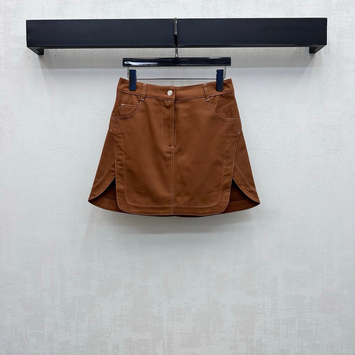 Hermès/26 New Denim Skirt