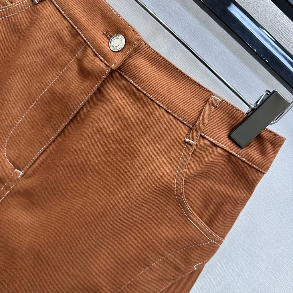 Hermès/26 New Denim Skirt