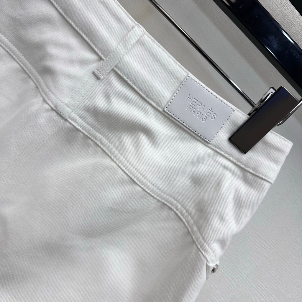 Hermès/26 New Denim Skirt