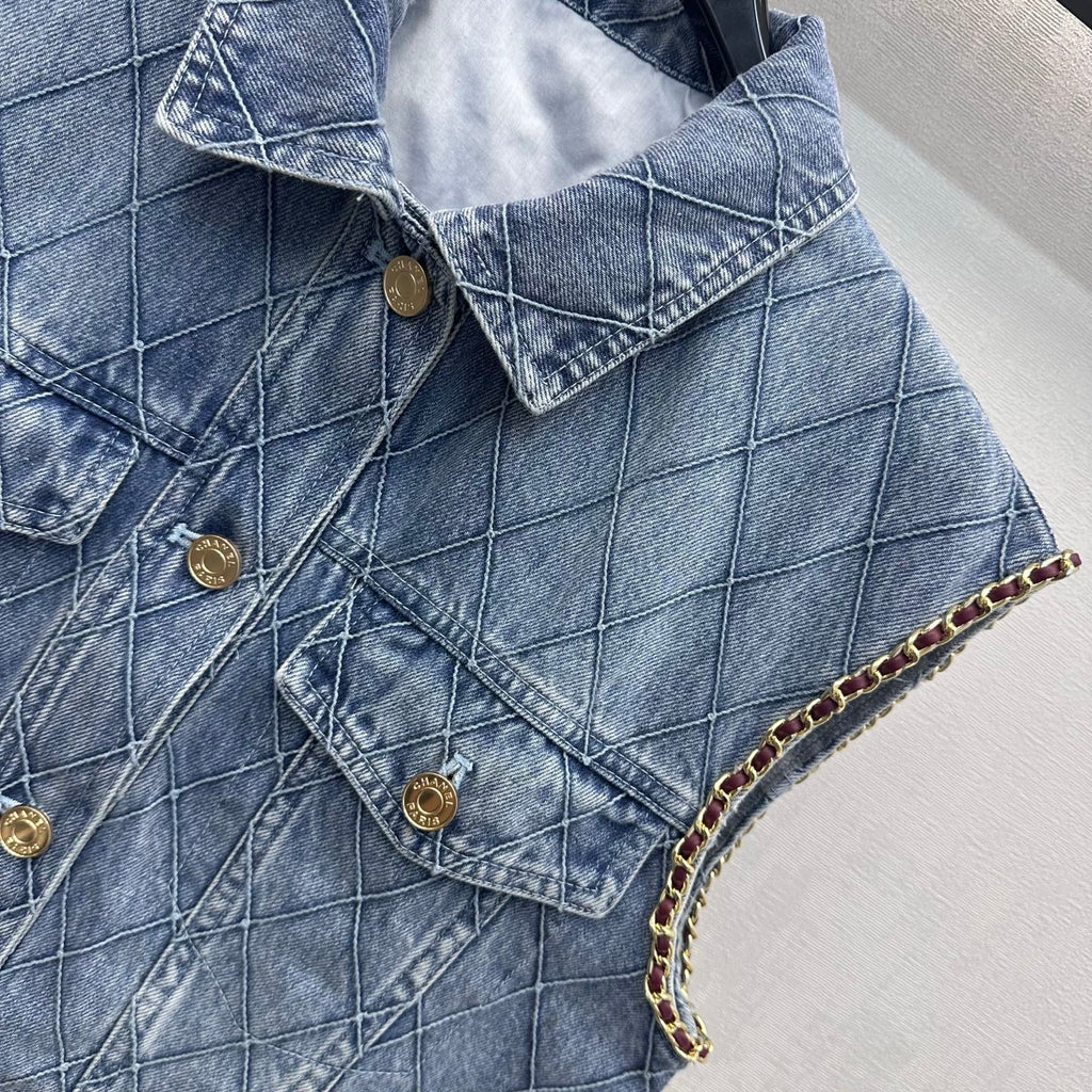 Chanel/26 New Denim Vest