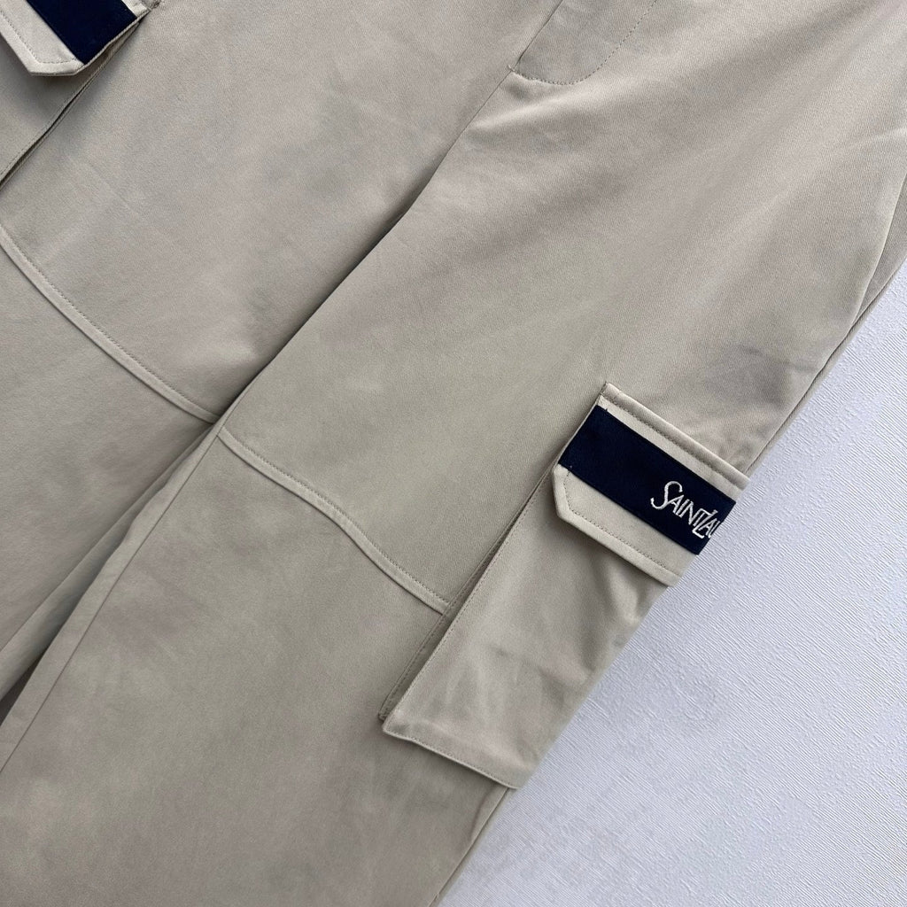 Yves Saint Laurent/26 New Workwear Wide-Leg Pants