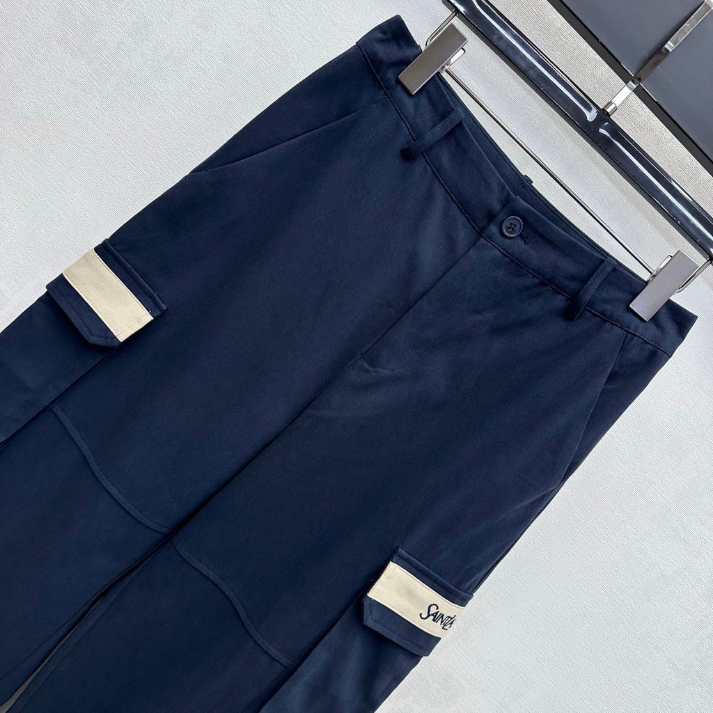 Yves Saint Laurent/26 New Workwear Wide-Leg Pants