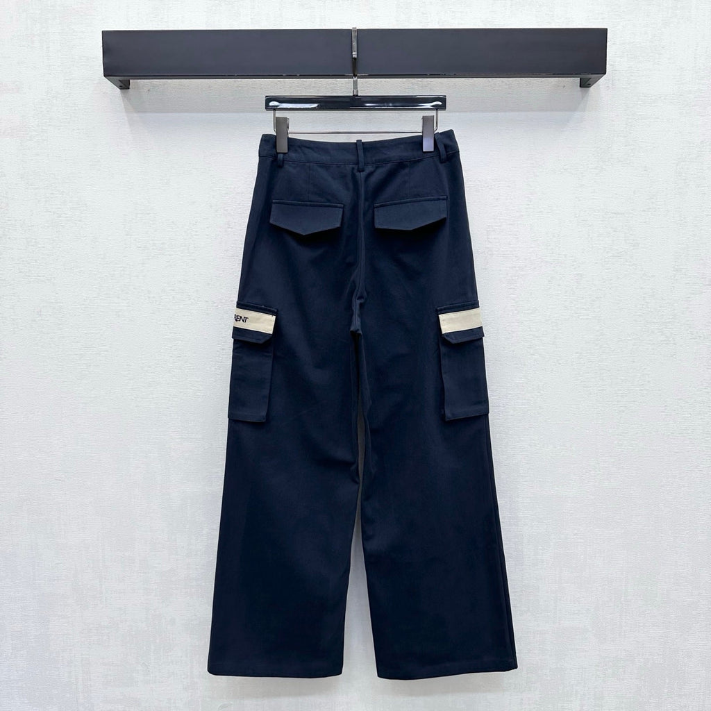 Yves Saint Laurent/26 New Workwear Wide-Leg Pants
