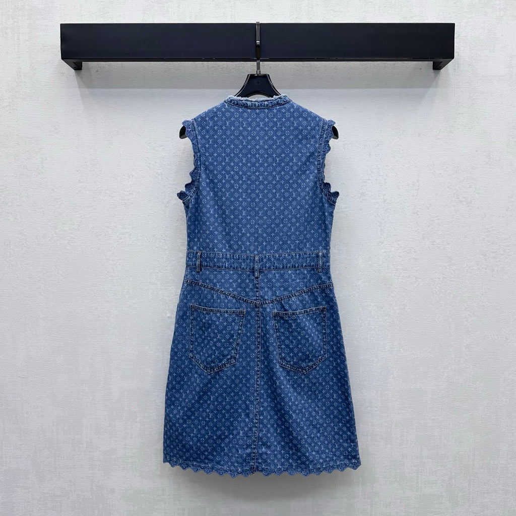 Louis Vuitton / 26 New Denim Vest Dress